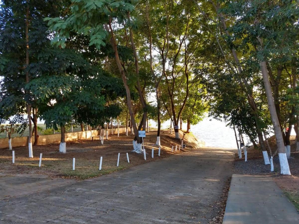Enseada Nautico Apart Flat I Vista Para O Lago Corumba Caldas Novas Exterior foto
