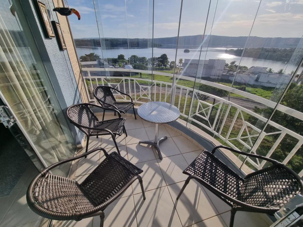 Enseada Nautico Apart Flat I Vista Para O Lago Corumba Caldas Novas Exterior foto